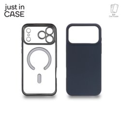 Just in case 2u1 Extra case MAG MIX PLUS paket maski za telefon za iPhone 17 Pro Max CRNI ( MAGPL124BK )