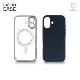 Just in case 2u1 Extra case MAG MIX PLUS paket maski za telefon za iPhone 17 CRNI ( MAGPL121BK )
