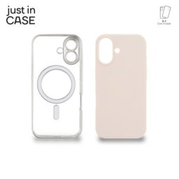 Just in case 2u1 Extra case MAG MIX PLUS paket maski za telefon za iPhone 17 SREBRNI ( MAGPL121SL )