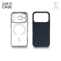 Just in case 2u1 Extra case MAG MIX PLUS paket maski za telefon za iPhone 17 Pro CRNI ( MAGPL123BK )