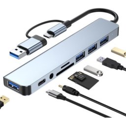 Fast Asia USB 3.0+TIP C na 4xUSB 3.0+TIP C+SD/micro sd+ Audio metal ( 845 )