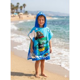 Ready Dečiji Ogrtač Pončo - Kroki Surf