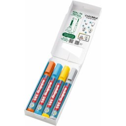 Edding Flipchart "effect" marker E-385 1-5mm, kosi vrh, set 1/4 ( 09M385Q4 )