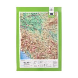 Mount everest reljefasta mapa a4 srbija ( B2C06896 )
