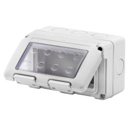 Gewiss System, nadgradna kutija 4M, IP55, siva ( Gw27044 )