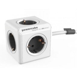 Designnest PowerCube Extended produžni kabl sa 5 utičnica, sivi ( 1300gy/deexpc )