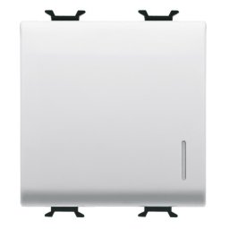 Gewiss Chorus, 1P prekidač 16A, indikator, 2M, beli ( Gw10032 )