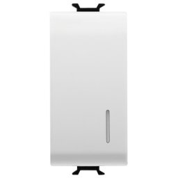 Gewiss Chorus, 1P prekidač 16A, indikator, 1M, beli ( Gw10002 )