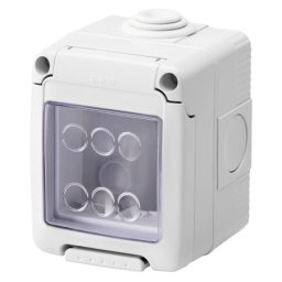 Gewiss System, nadgradna kutija 2M, IP55, siva ( Gw27042 )