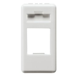 Gewiss System, adapter RJ45 AMP/Keystone, 1M, beli ( Gw20270 )