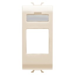 Gewiss Chorus, adapter RJ45 AMP/Keystone, 1M, slonova kost ( Gw11431 )