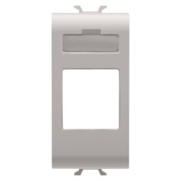 Gewiss Chorus, adapter RJ45 AMP/Keystone, 1M, natural saten ( Gw13431 )