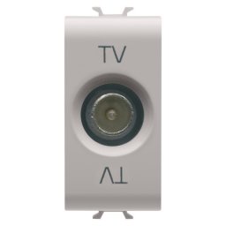 Gewiss Chorus, TV utičnica konacna, 1M, natural saten ( Gw13361 )