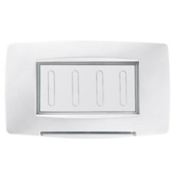 Gewiss Chorus, vodonepropusni poklopac 4M, IP55, beli, EOL ( Gw16704tb )