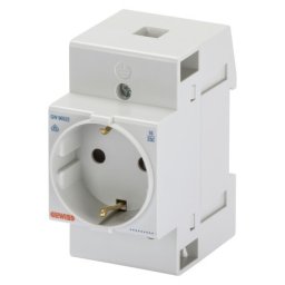 Gewiss 90AM, šuko utičnica 2P+E 16A za montažu na DIN šinu ( Gw96522 )