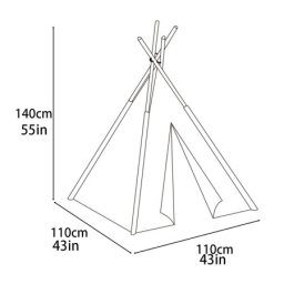 Dečiji šator za igru Skandi tipi ( KLK-4613 )