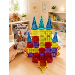 Magnetne Kocke Magnetni konstruktor Smart Fun 56 delova Magnetne kocke ( SW12753 )