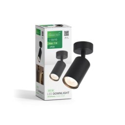 Green tech reflektor nadgrani gu10 crni ( b031-bk )