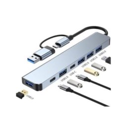 E-green usb3.1 tip c - 7 port usb3 with usb-c power Usb hub ( 57393 )