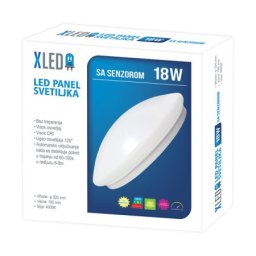 XLed SL-X-P3001803 18W Nadgradni okrugli LED panel 4000K,1530Lm,senzor pokreta 207433