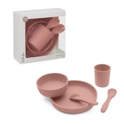 Kikka Boo Silikonski set za hranjenje 5 delova Platinum Blush ( KKB52045 )