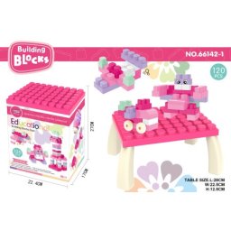 Merx kocke roze sto-120 delova ( ms46130 )