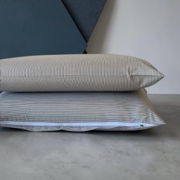 Jastučnica Tamna Siva boja 40x80cm 100% pamuk Dezen Horizon ( VLK000190-horizonsiva40x80 )