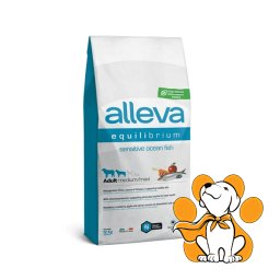 Alleva Equilibrium Sensitive Adult Medium/Maxi 12kg,Okeanska Riba,Za Odrasle Pse
