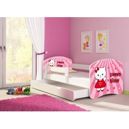 KREVET ZA DECU WHITE SA FIOKOM 140X70 ACMA 2 15