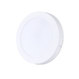 XLED 12W 6500K Nadgradni okrugli LED panel plasticni ,1320Lm,φ168*31mm, Ra 80, IP20