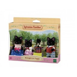 Sylvanian midnight cat family ( EC5530 )