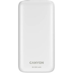 CANYON power bank PB-301 LED 30000 mAh PD 20W QC 3.0 White