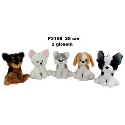 Pas plišani više vrsta 25cm ( 152497 )