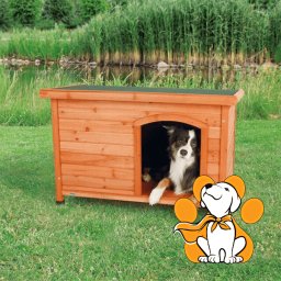 Trixie Natura Classic Drvena Kućica Za Pse Sa Krovom Od Borovine, 104x66x70c