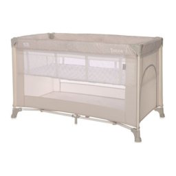 Lorelli prenosivi krevet torino 2 nivoa - fog striped elements ( 10080462212 )