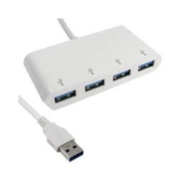 E-Green 3.0 White USB HUB 4 port