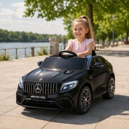 Licencirani Mercedes GLC63 – dečiji auto na akumulator crni
