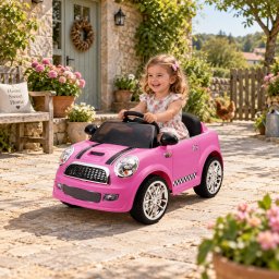 Auto na akumulator roze S6088