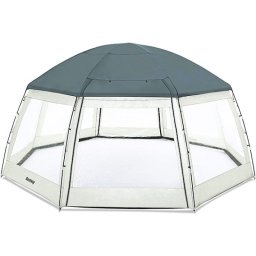 Gazebo za okrugle bazene 600x600x295cm Bestway