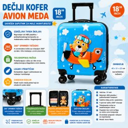 Deciji kofer meda u avionu 11/72040