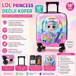Deciji kofer LOL Princess 11/72044