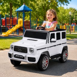 Mercedes G63 dečiji auto na akumulator beli Model 2221