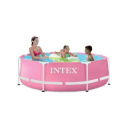 Bazen Intex Pink Metal Frame 244×76 cm