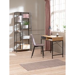 Radni sto PEDAL 48x95 hrast/crna
