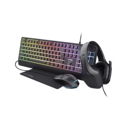 Tastatura+miš+slušalice+podloga Trust GXT 792 Quadrox