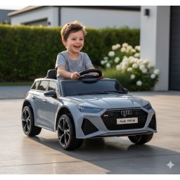 Audi RS6 dečiji auto na akumulator sivi Model 2206