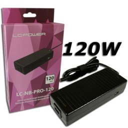 Lc power lc-nb-pro-120 nb adapter 120w 18.5-20v/6-6.48a 10 adaptera usb-a 5v/2.4a ( 22430 )