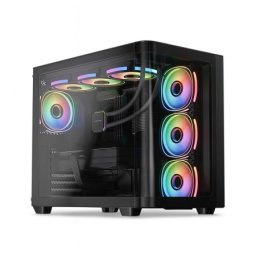 Lc power gaming 8001b-on pro-storm dark 4x120mm argb fan 1xusb3.0 2xusb2.0 1xusb3.0 type-c black Tower ( 24435 )