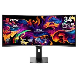 Msi 34 inča MPG 341CQR QD-OLED X36 UWQHD 3440x1440 VA 360 Hz zakrivljeni gaming monitor