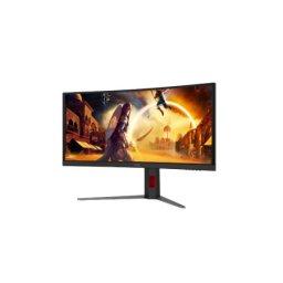 AOC CU34G4CA 34"/VA,zakrivljen/3440x1440/180Hz/1ms GtG/HDMIx2,DP,USB-C/Visina/zvucnici/crna Monitor ( CU34G4CA )